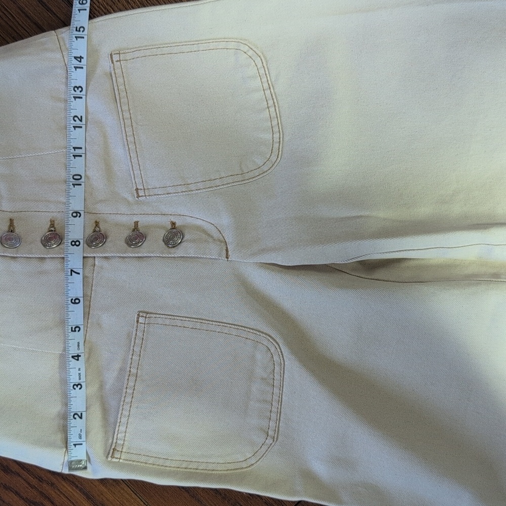 Free People - Collete High Water Khaki Pants - Picture 8 of 9